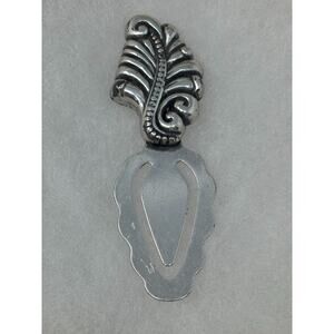 Brighton Feather Plume‎ Bookmark Silver Gift For Book Lover Reader Bookworm